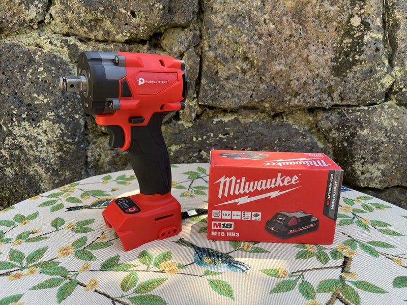 Purple Star Milwaukee Battery 350 N·m Brushless 2 In 1 Impact Wrench + Driver Carousel 1