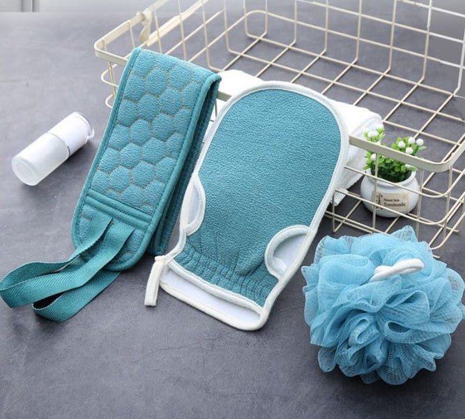 Bathroom Shower Ball Back Scrubber Set Carousel 1