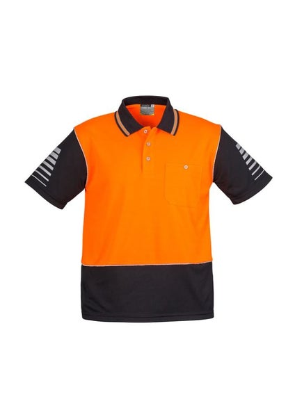 Syzmik Mens Hi Vis Zone Polo - 4 Colour Options - Sizes S to 7XL Carousel 2