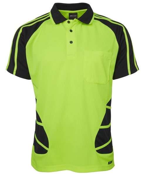 JBs Hi Vis Spider Polo - 5 Colour Options - Sizes 2XS to 5XL Carousel 2