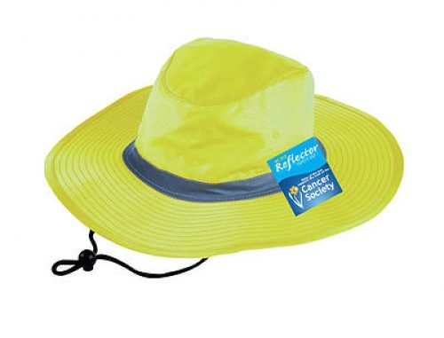 Hi Viz Reflector Safety Hat - Sizes S/M & L/XL - Orange and Yellow Carousel 2