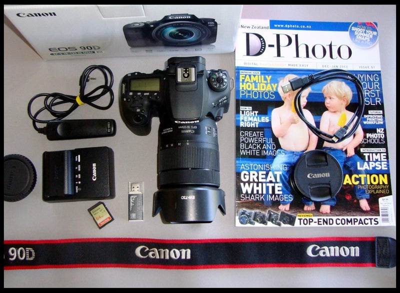 CANON EOS 90D + B-I-G ZOOM LENS - SHUTTER COUNT ONLY 8%64363777555971110