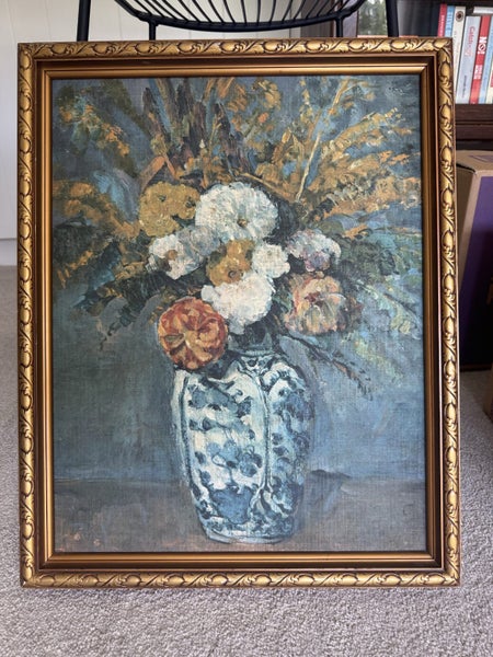 Vintage Art Cezanne Dahlias Carousel 6