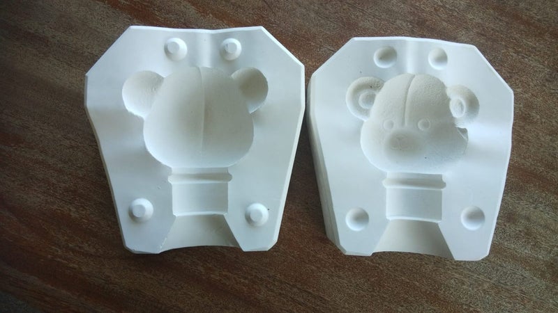 Vintage Duncan Teddy Bear Head and Limbs Creative Play Clay Mould64438920242818110