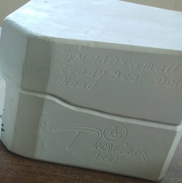 Vintage Duncan Teddy Bear Head and Limbs Creative Play Clay Mould64438920242818112