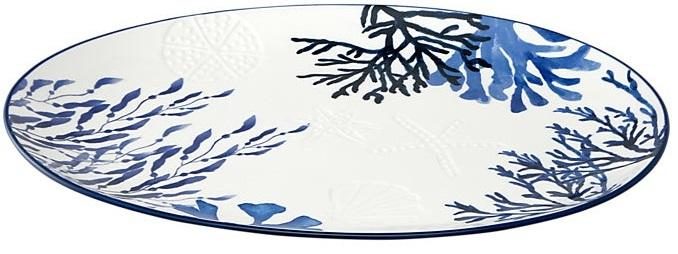 Maxwell & Williams: Blue Coral Oval Platter (40x30cm) Carousel 1