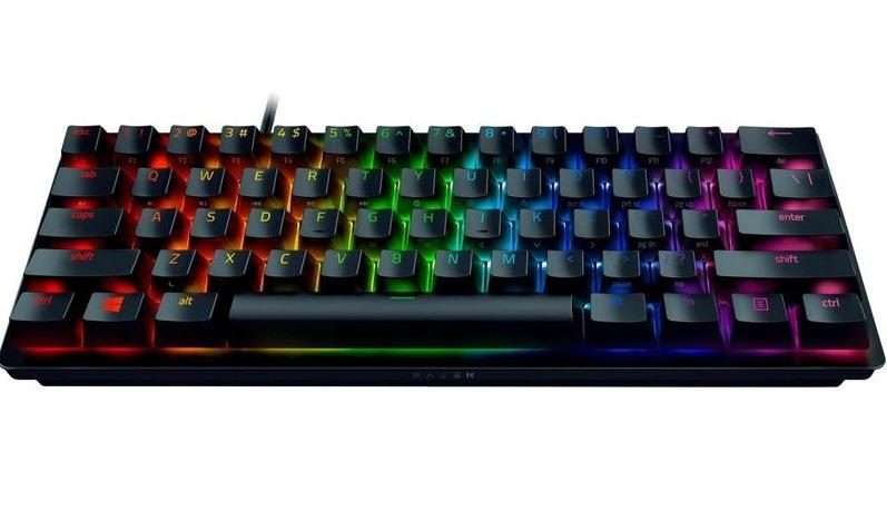 Razer Huntsman Mini Gaming Keyboard (Clicky Purple Switch) Carousel 1