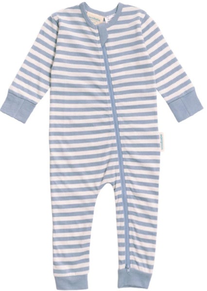Woolbabe: Pyjama Suit - Glacier (0-3 Months) Carousel 1