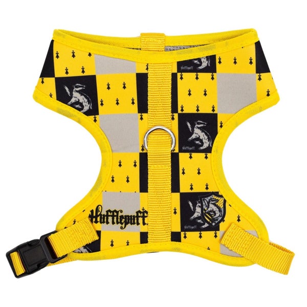 Harry Potter: Pet Harness - Hufflepuff Checker Yellow / Black (XL) Carousel 1