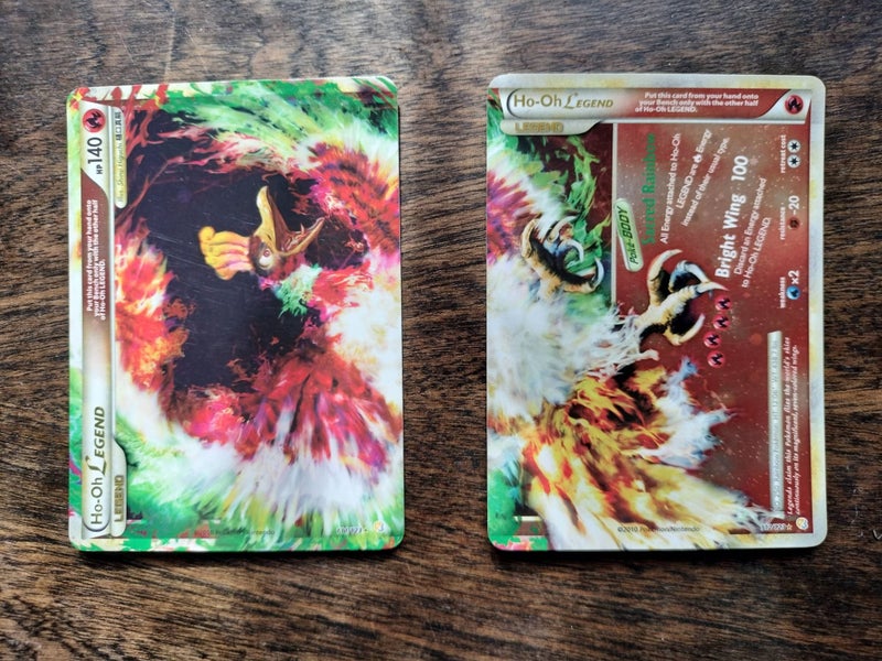 Ho-Oh LEGEND Top & Bottom Pokemon Card Bundle Carousel 2