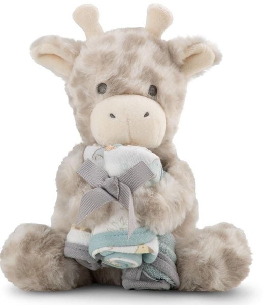 Little Linen: Plush Toy & Washers - Savanna Giraffe Carousel 1