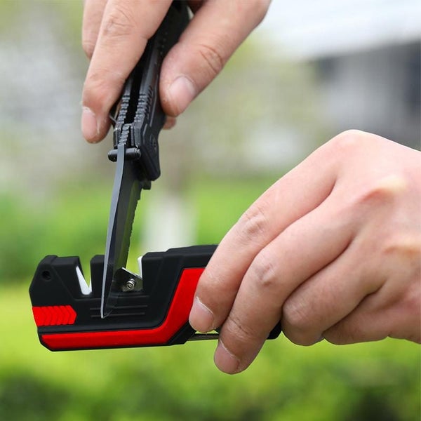HYPERANGER 6-in-1 Pocket Knife Sharpener - Red Carousel 1