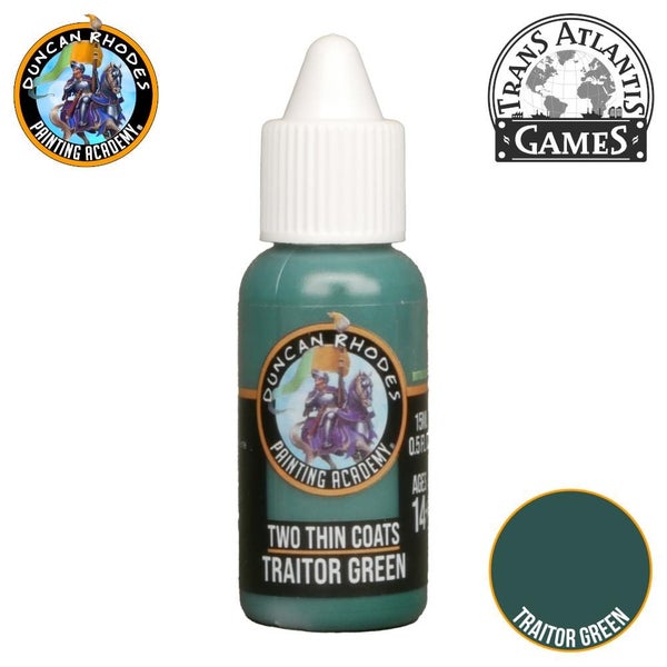 Two Thin Coats: Traitor Green - (15ml) Carousel 1