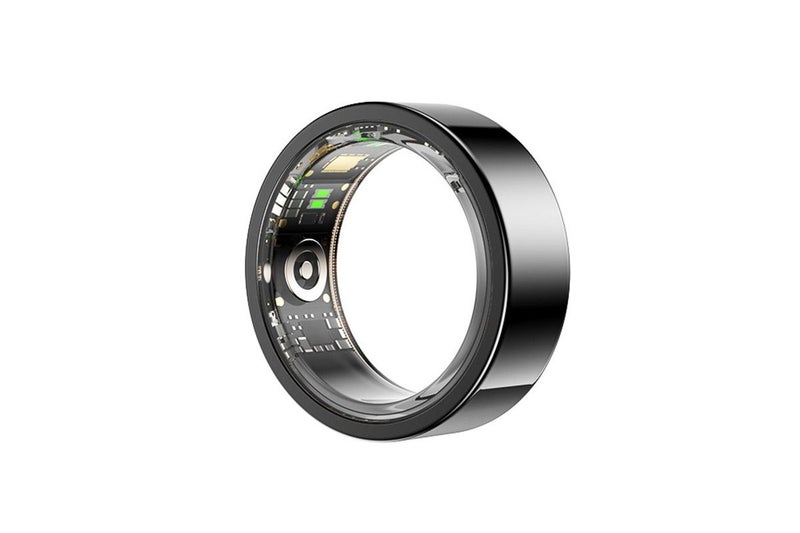 Kogan Aura Smart Ring (Black, Size 8) Carousel 1