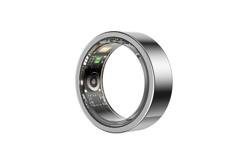 Kogan Aura Smart Ring (Silver, Size 10) Carousel 1