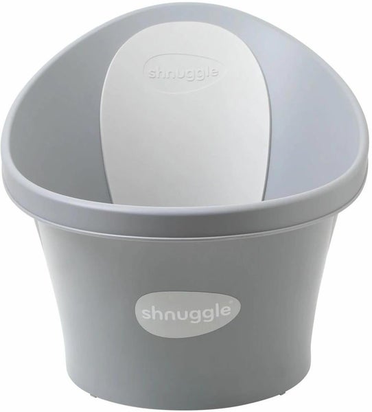 Shnuggle: Baby Bath - Pebble Grey Carousel 1