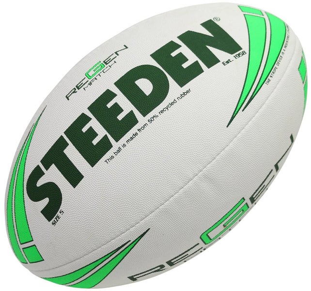 Steeden ReGen Recycled Match Rugby League Ball - Size 5 Carousel 1
