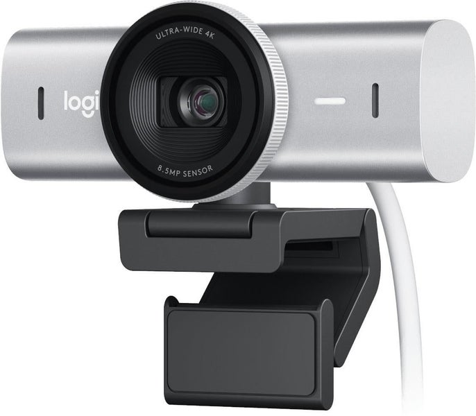 Logitech MX Brio 4K Ultra HD Collaboration and Streaming Webcam Pale Grey Carousel 1