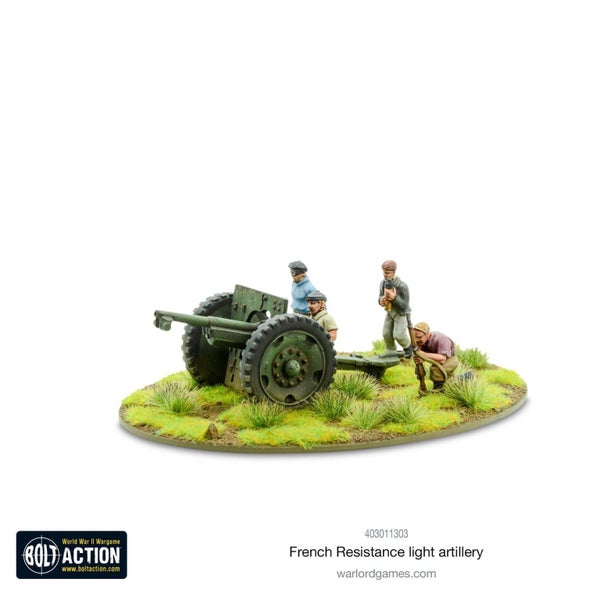 Bolt Action: French Resistance Light Artillery Carousel 1