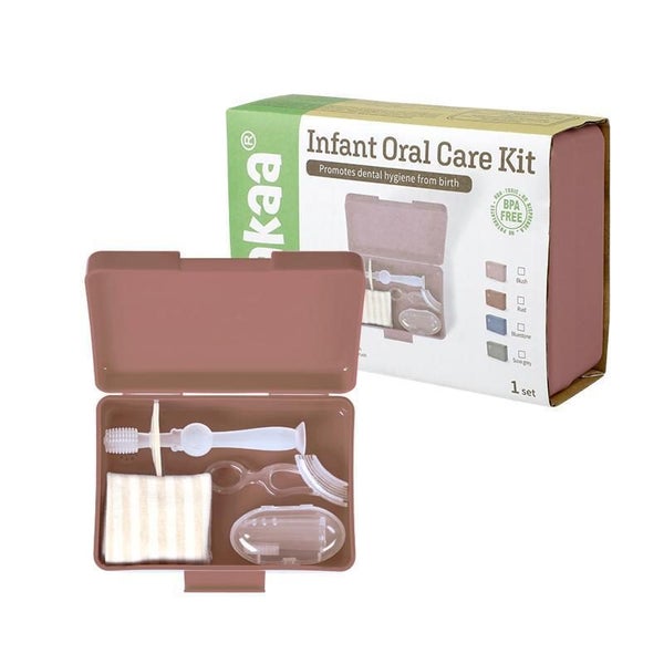 Haakaa: Infant Oral Care Kit - Rust Carousel 1