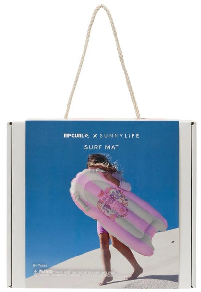 Sunnylife: Kids Surf Mat - Dolphin Surf Co Pink Stripe Carousel 1