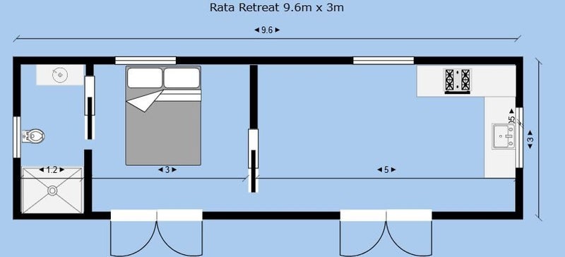 Show Home Special Handy Cabins Rata Retreat trailered upgrade Carousel 2