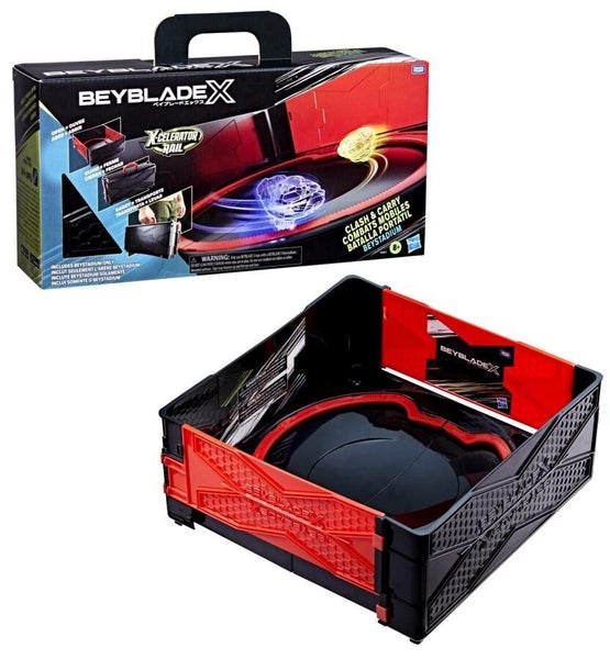 Beyblade X: Clash & Carry X-Celerator Rail Beystadium Carousel 1