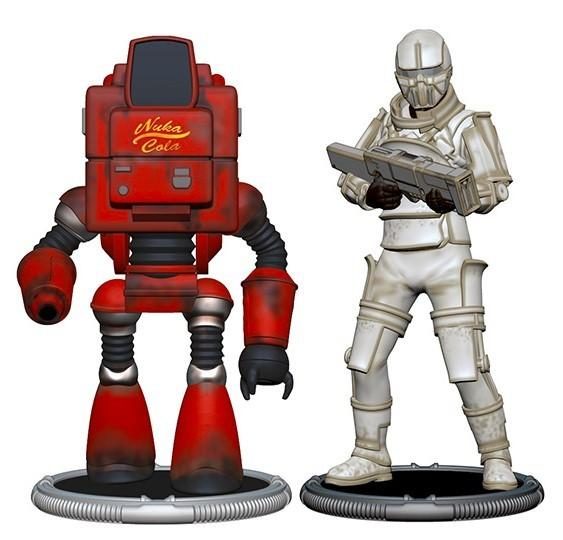 Fallout: Nukatron & Synth w / Deathclaw BAF - Mini Figure Set Carousel 1