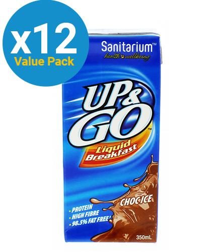 UP&GO Liquid Breakfast Choc Ice 350ml (12 Pack) Carousel 1