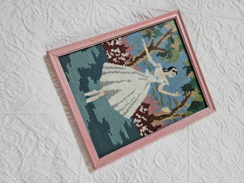 Framed Ballerina Dancer Tapestry Carousel 2