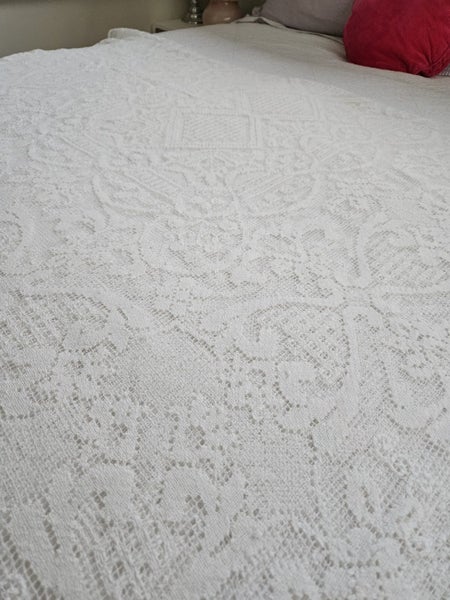 Large Crochet Bed Cover Or Tablecloth Carousel 5