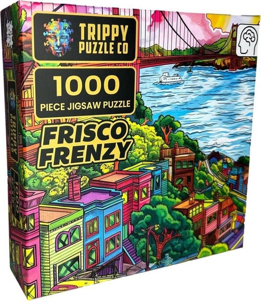 Trippy Puzzles: Frisco Frenzy Puzzle (1000pc Jigsaw) Carousel 1
