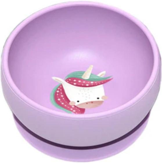 Sassi: Silicone Meal Bowl - Sparkly the Unicorn Carousel 1