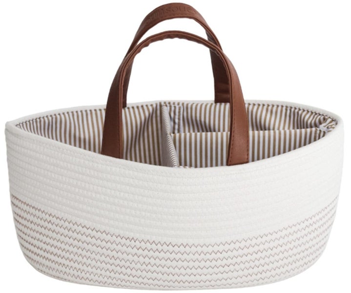 Nestling: Nappy Caddy - White Carousel 1