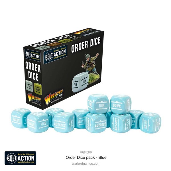 Bolt Action: Orders Dice Pack - Blue Carousel 1