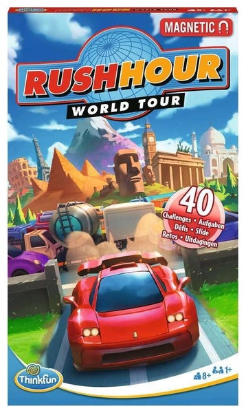 ThinkFun: Rush Hour World Tour Travel Puzzle Carousel 1