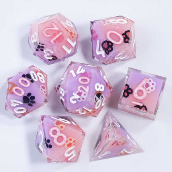 Dudley's Gallery - Toe Beans Sharp Edge Resin Dice Set Carousel 1