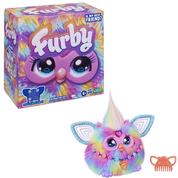 Furby: Interactive Plush - Tie Dye Carousel 1