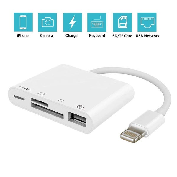 4 in 1 Lightning to USB SD Camera Card Reader Carousel 7