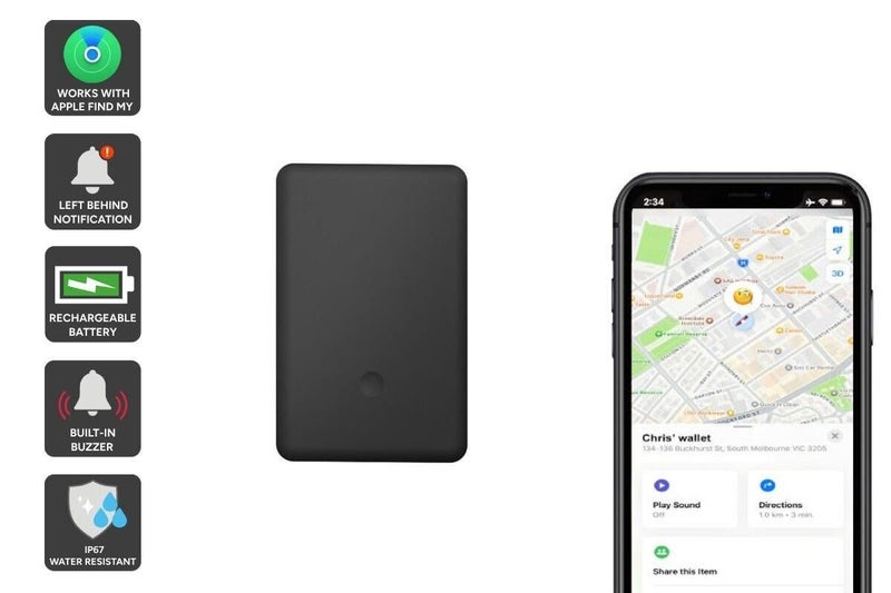 Kogan Smart Tag Rechargeable Wallet Tracker Card for Apple Find My Carousel 1