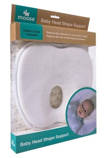 Moose Baby: Head Shape Support - White Carousel 1