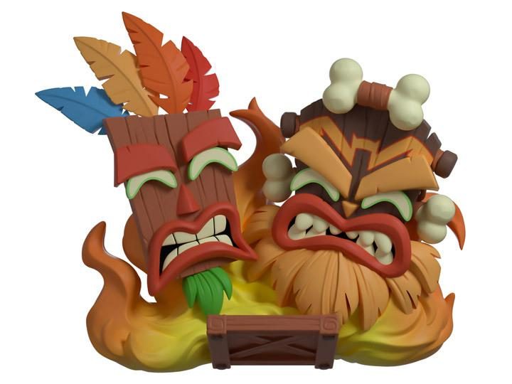 Crash Bandicoot: Aku Aku & Uka Uka - YouTooz Vinyl Figure Carousel 1