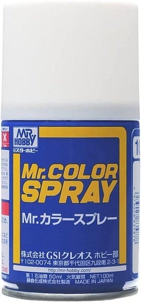 Mr Hobby: Mr.Color Spray - Character White Semi Gloss Carousel 1
