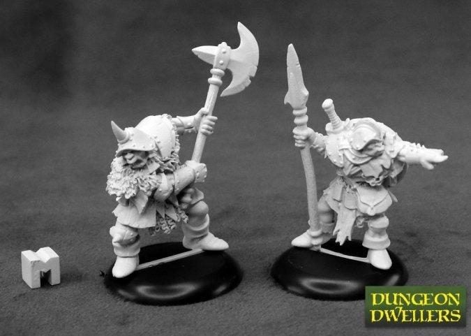Reaper: Dungeon Dwellers - Orcs of the Ragged Wound Leaders (2) Carousel 1