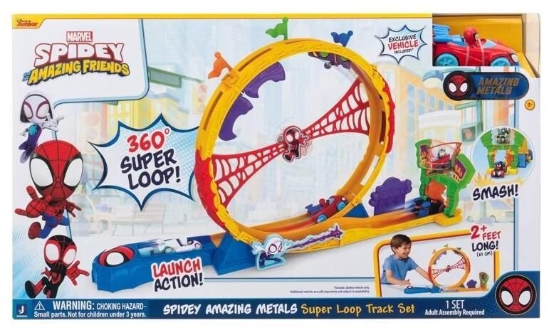 Spidey and Friends: Metals Track Set Carousel 1
