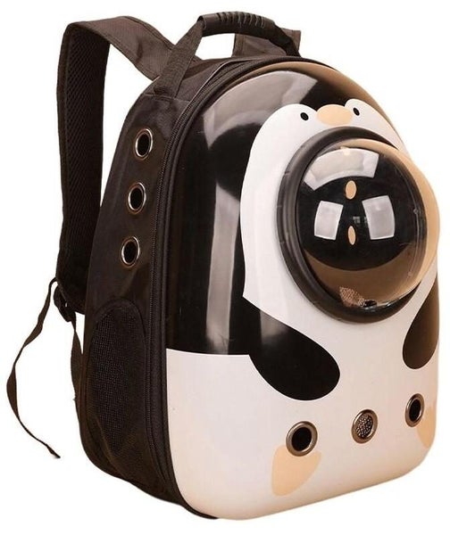 Pawise: Cat Carrier Backpack with Air Holes - Penguin Carousel 1