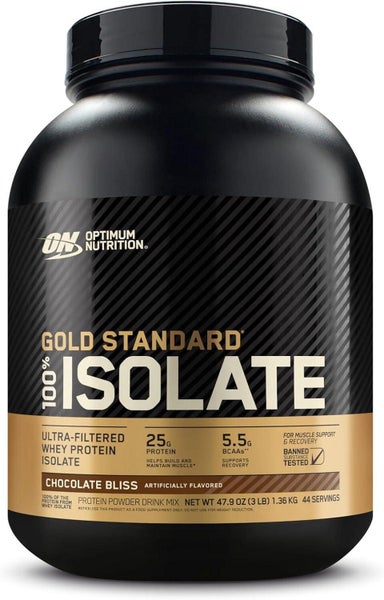 Optimum Nutrition Gold Standard 100% Isolate Protein Powder - Chocolate... Carousel 1