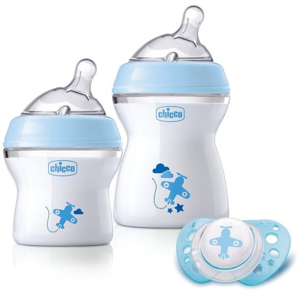Chicco: NaturalFeeling Gift Set - Blue Carousel 1