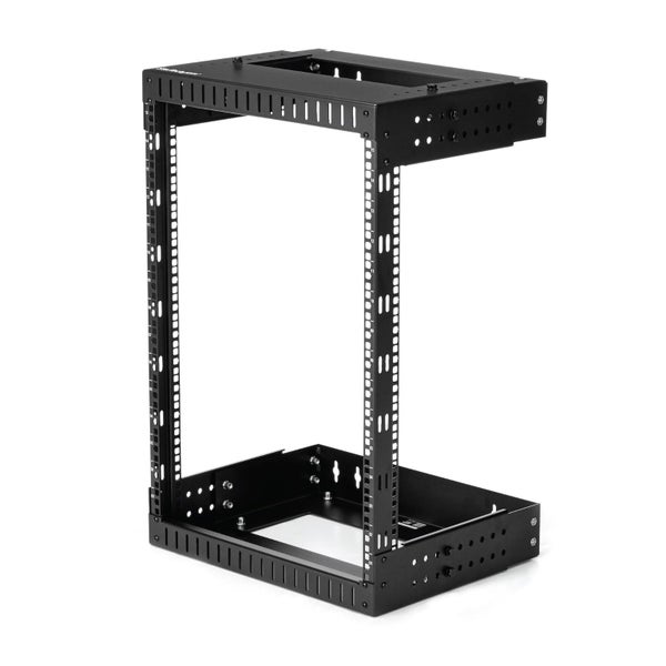 StarTech15U 19" Wall Mount Network Rack - Adjustable Depth 12-20" 2 Post Open... Carousel 1