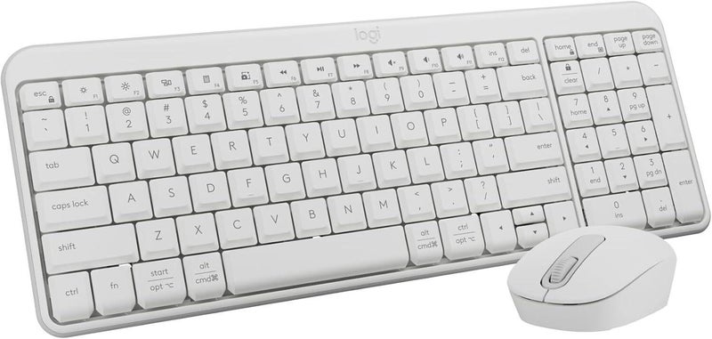 Logitech MK250 Compact Bluetooth Wireless Keyboard and Mouse Combo Off-White Carousel 1